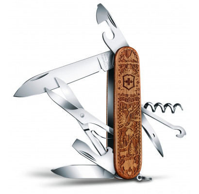 Складаний ніж Victorinox CLIMBER WOOD Swiss Spirit SE (Lim.Ed. 12000) 1.3701.63L21