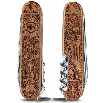 Складаний ніж Victorinox CLIMBER WOOD Swiss Spirit SE (Lim.Ed. 12000) 1.3701.63L21