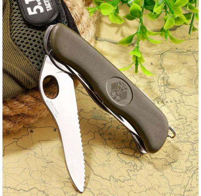 Складаний ніж Victorinox Military One Hand 0.8461.MW4DE Складаний ніж Victorinox Military One Hand 0.8461.MW4DE