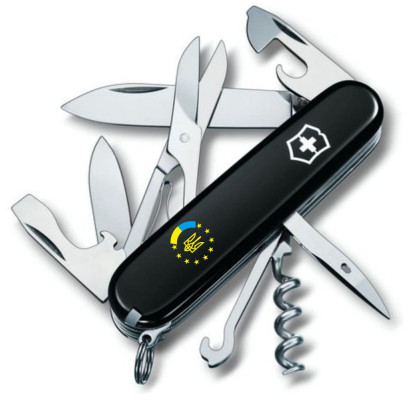 Складной нож Victorinox CLIMBER UKRAINE Украина ЕС 1.3703.3_T1130u