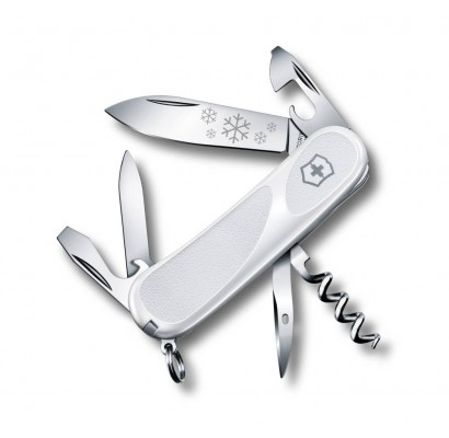 Складаний  ніж Victorinox EvoGrip 10 White Christmas 2.3803.C77