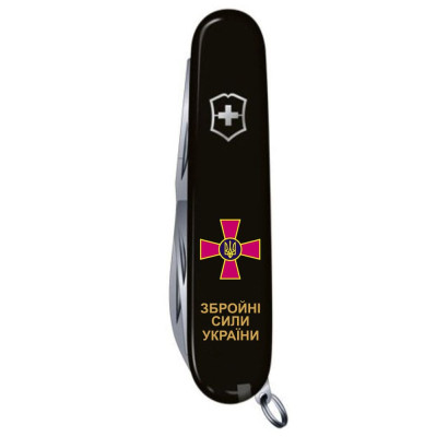 Складной нож Victorinox CLIMBER ARMY Эмблема ВСУ + Надпись ЗСУ 1.3703.3_W1011u