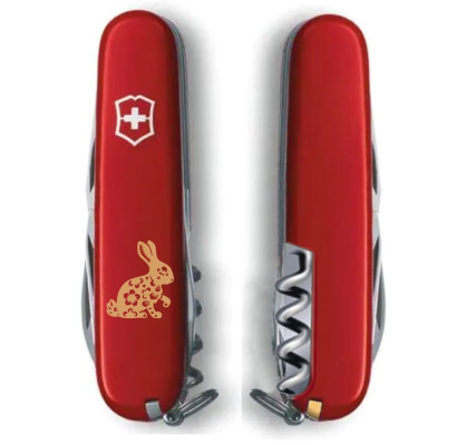 Складной нож Victorinox SPARTAN ZODIAC Бенгальский Кролик бронз. 1.3603_Z2065u