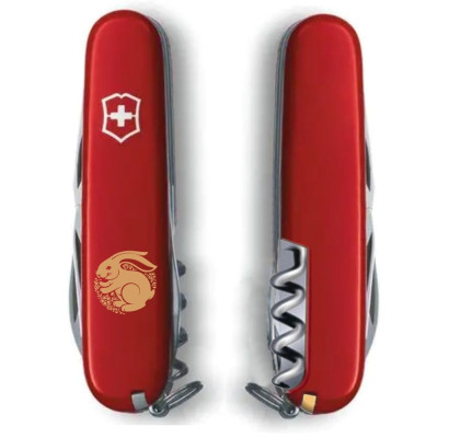 Складаний ніж Victorinox SPARTAN ZODIAC Щасливий Кролик брон. 1.3603_Z2165u