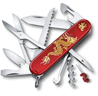 Складной нож Victorinox HUNTSMAN "Year of the Dragon 2024" 1.3714.E13