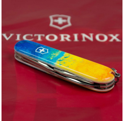 Складаний ніж Victorinox SPARTAN UKRAINE Жовто-синій малюнок 1.3603.7.T3100p
