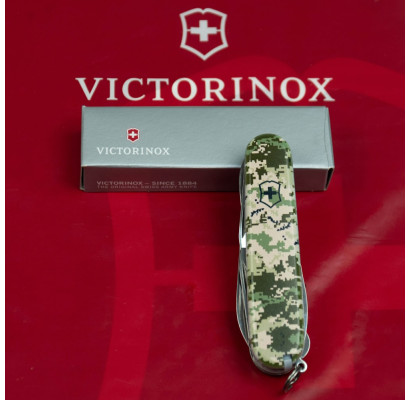 Складаний ніж Victorinox CLIMBER ARMY Піксель 1.3703.3.W3940p