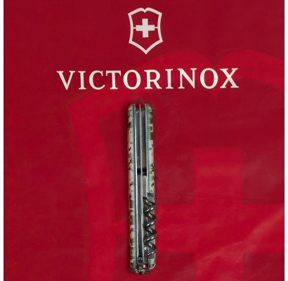 Складаний ніж Victorinox SPARTAN ARMY Піксель з черв. лого 1.3603.3.W3941p