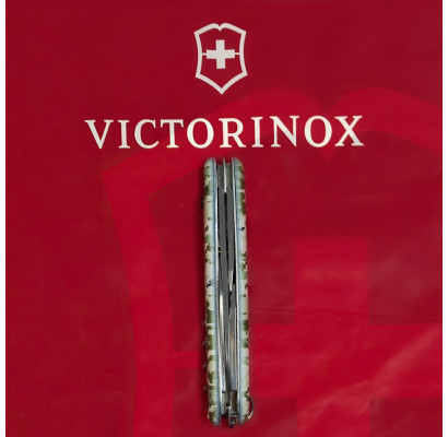 Складаний ніж Victorinox SPARTAN ARMY Піксель з черв. лого 1.3603.3.W3941p