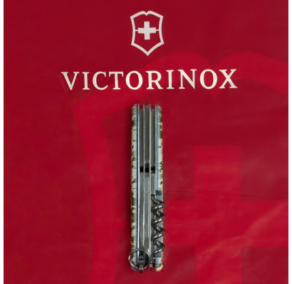 Складаний ніж Victorinox CLIMBER ARMY Піксель з черв. Лого 1.3703.3.W3941p