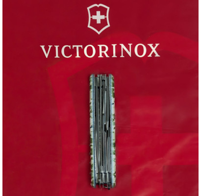 Складаний ніж Victorinox HUNTSMAN ARMY Піксель з черв. лого 1.3713.3.W3941p