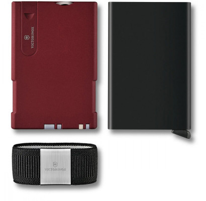 Картка-мультитул з картхолдером Victorinox SMARTCARD Wallet Iconic Red 0.7250.13