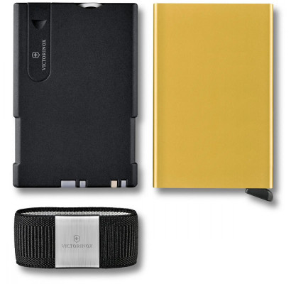 Картка-мультитул з картхолдером Victorinox SMARTCARD Wallet Delightful Gold 0.7250.38