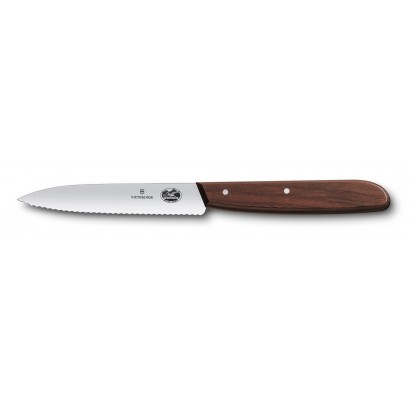 Ніж для чищення овочів Victorinox WOOD 10см хвил дерев’ян 5.0730