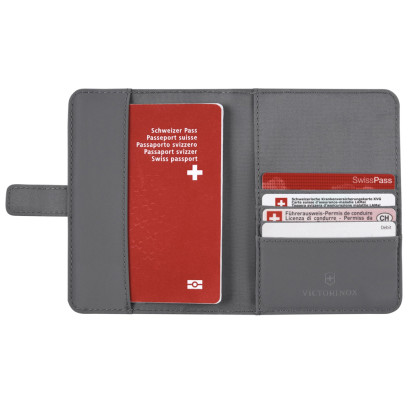 Обкладинка для паспорта Victorinox TRAVEL ESSENTIALS Frost Grey Vt653362