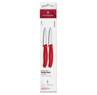 Набор ножей для очистки овощей Victorinox Swiss Classic 2 ножа 8см крас 6.7601.2C1