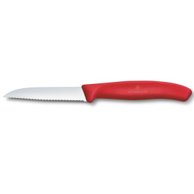 Нож для овощей Victorinox Swiss Classic 8см волн крас 6.7431.C1