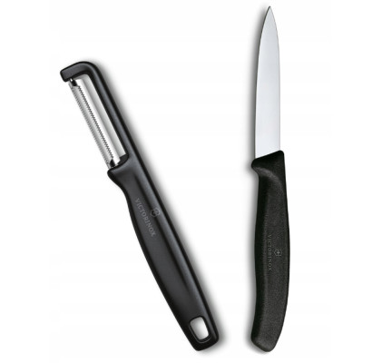 Набір для чищення овочів Victorinox Swiss Classic 2шт чорн 6.7113.21