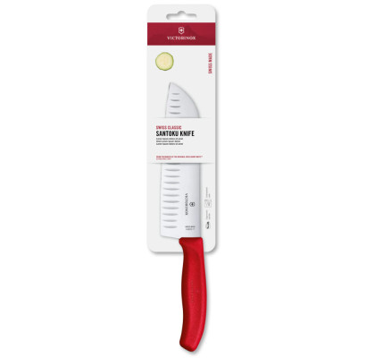 Нож Сантоку Victorinox Swiss Classic 17см крас 6.8521.17C1B