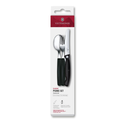 Набор для пикника Victorinox Swiss Classic 3шт черн 6.7193.3F