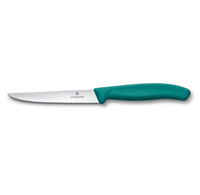 Ніж для стейка та піци Victorinox Swiss Classic 11см хвил зел 6.7234.C1
