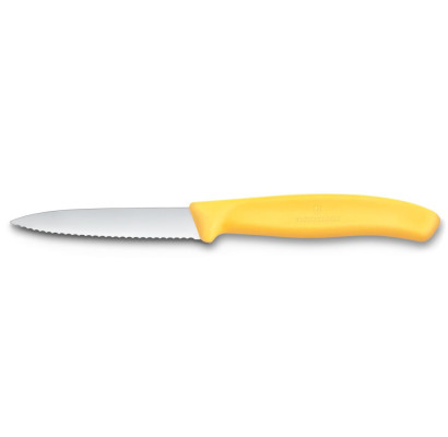 Ніж для овочів Victorinox Swiss Classic 8см хвил жовт 6.7638.C1