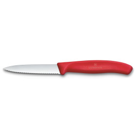 Нож для овощей Victorinox Swiss Classic 8см волн крас 6.7631.C1