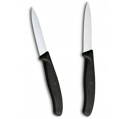 Набір ножів для чищення овочів Victorinox Swiss Classic 2 ножа чорн 6.7693.2