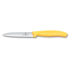 Нож для овощей Victorinox Swiss Classic 10см волн желт 6.7738.C1