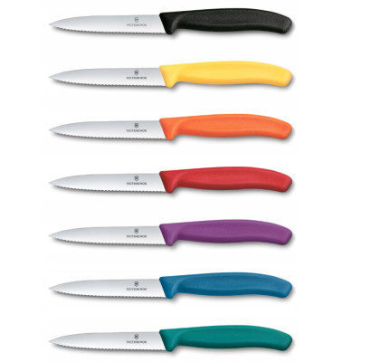 Нож для овощей Victorinox Swiss Classic 10см волн желт 6.7738.C1