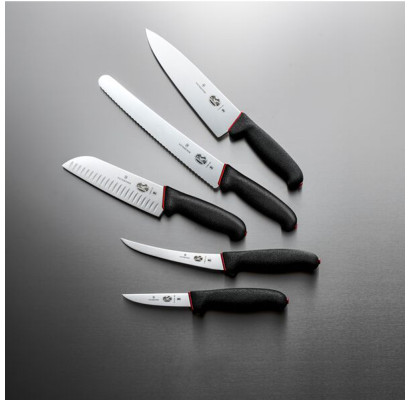 Ніж кондитерський Victorinox Dual Grip 26см хвил чорн 5.2933.26D