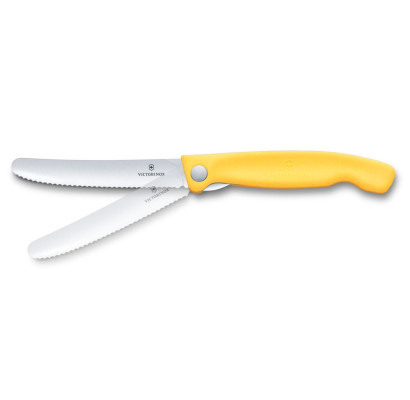 Складной нож для пикника Victorinox Swiss Classic 11см волн желт 6.7838.FC1