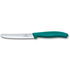 Нож для томатов Victorinox Swiss Classic 11см волн зел 6.7834.C1