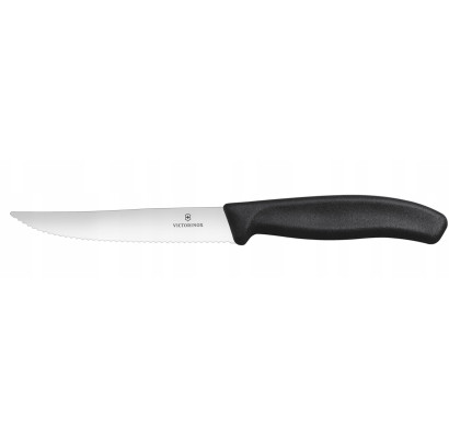 Нож для стейка и пиццы Victorinox Swiss Classic 12см волн черн 6.7933