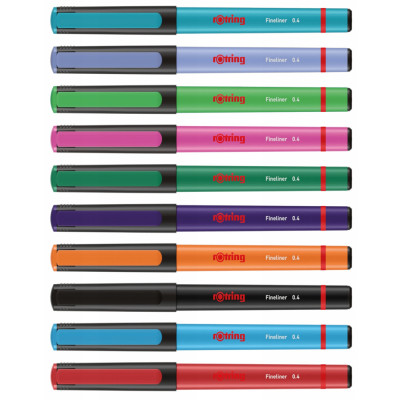 Набор ручек-лайнеров Rotring LINER 10шт 0,4 2166220