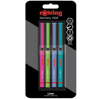 Набор ручек-лайнеров Rotring LINER 4шт 0,4 2166331