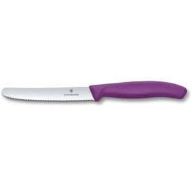 Нож для томатов Victorinox Swiss Classic 11см волн фиол 6.7835.C1