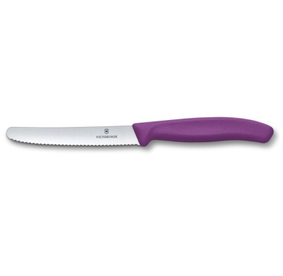 Ніж для томатів Victorinox Swiss Classic 11см хвил фіол 6.7835.C1