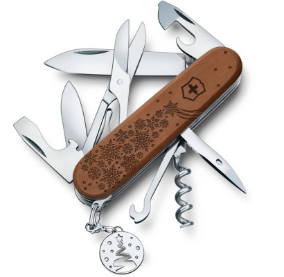 Складной нож Victorinox CLIMBER WOOD Winter Magic 1.3701.63E1