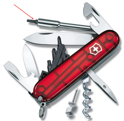 Насадка-бита Slotted 3 mm / Slotted 4 mm Victorinox A.7680.13.10