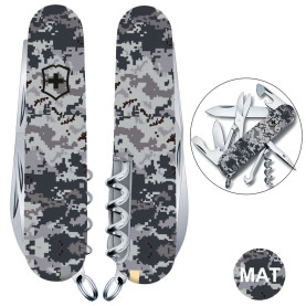 Складной нож Victorinox CLIMBER ARMY Пиксель синий 1.3703.3.W3942p