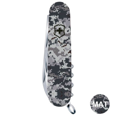 Складаний ніж Victorinox CLIMBER ARMY Піксель синій 1.3703.3.W3942p