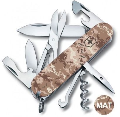 Складаний ніж Victorinox CLIMBER ARMY Піксель пісочний 1.3703.7.W3944p