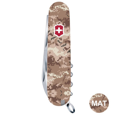 Складной нож Victorinox HUNTSMAN ARMY Пиксель песочный с крас. Лого 1.3713.7.W3945p