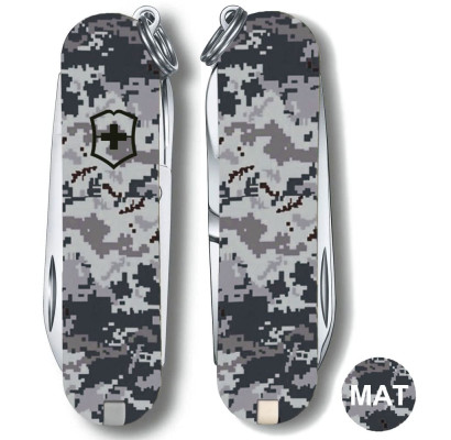Складной нож Victorinox CLASSIC SD ARMY Пиксель синий 0.6223.3.W3942pw