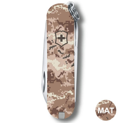 Складной нож Victorinox CLASSIC SD ARMY Пиксель песочный 0.6223.7.W3944pw
