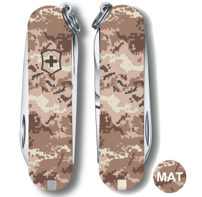 Складной нож Victorinox CLASSIC SD ARMY Пиксель песочный 0.6223.7.W3944pw