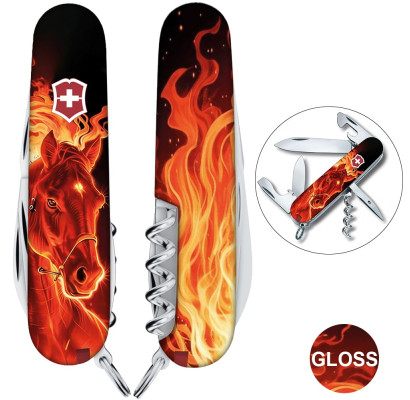 Складной нож Victorinox SPARTAN ZODIAC Красный огненный конь 1.3603.Z5200pk