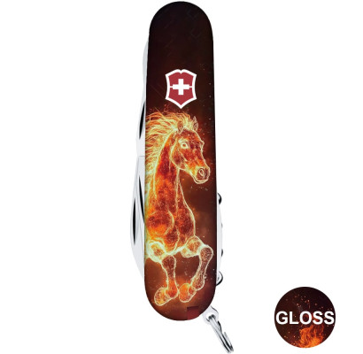 Складаний ніж Victorinox CLIMBER ZODIAC Вогняний кінь 1.3703.Z5210pk