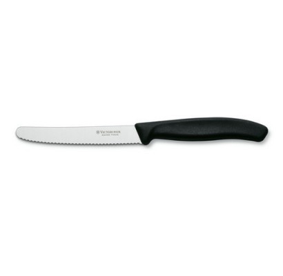 Нож для томатов Victorinox SWISS CLASSIC Tomato&Table 11см волн черн 6.7833